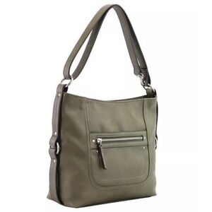 NEW! INC Riverton Medium Hobo Shoulder Bag in Moss/Olive Green